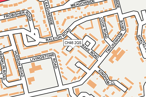 CH46 2QS map - OS OpenMap – Local (Ordnance Survey)
