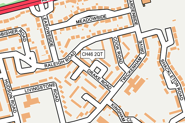 CH46 2QT map - OS OpenMap – Local (Ordnance Survey)