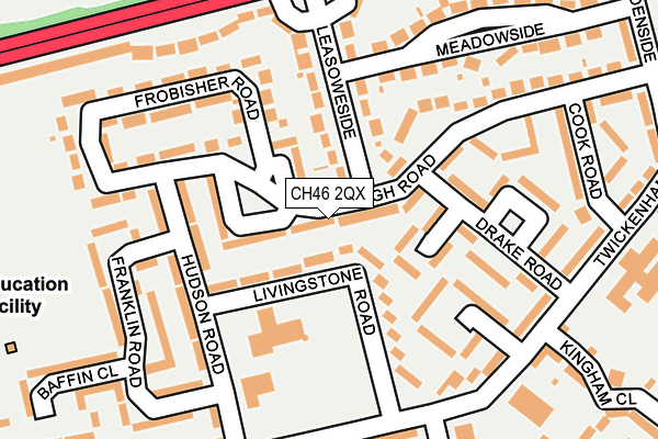 CH46 2QX map - OS OpenMap – Local (Ordnance Survey)