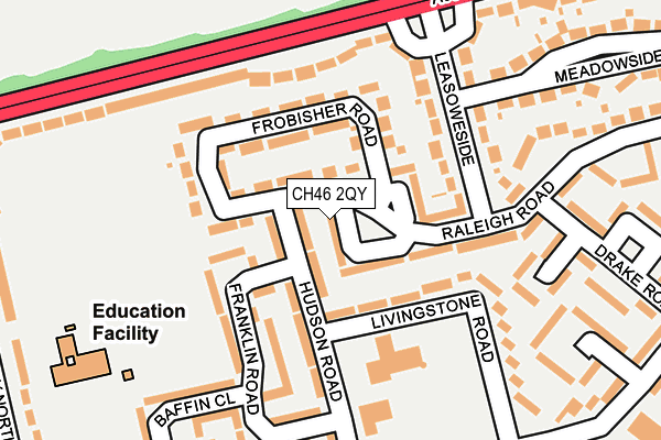 CH46 2QY map - OS OpenMap – Local (Ordnance Survey)