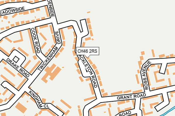 CH46 2RS map - OS OpenMap – Local (Ordnance Survey)