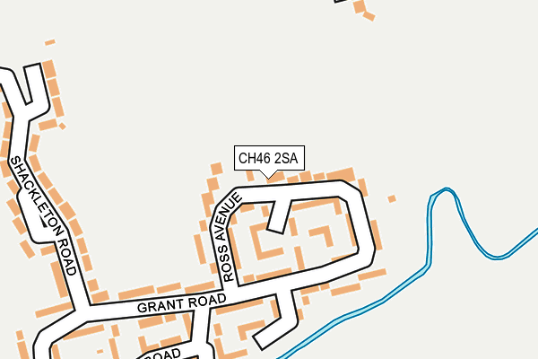 CH46 2SA map - OS OpenMap – Local (Ordnance Survey)