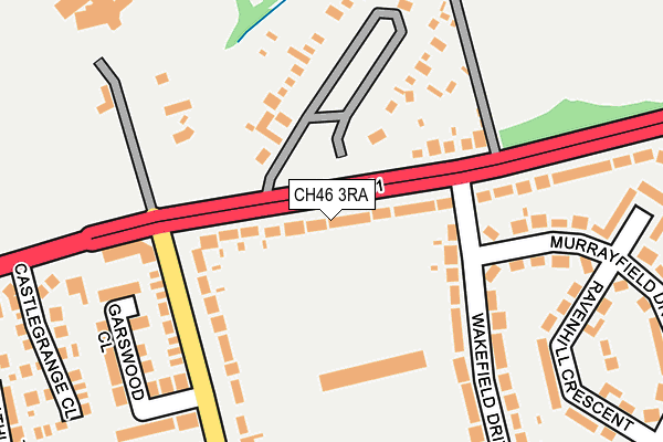 CH46 3RA map - OS OpenMap – Local (Ordnance Survey)