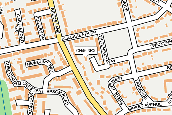 CH46 3RX map - OS OpenMap – Local (Ordnance Survey)
