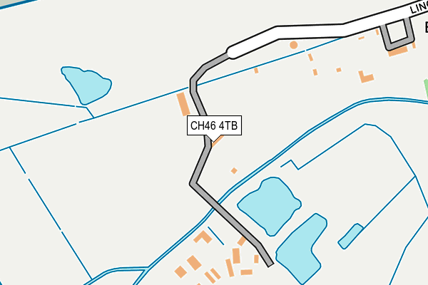 CH46 4TB map - OS OpenMap – Local (Ordnance Survey)