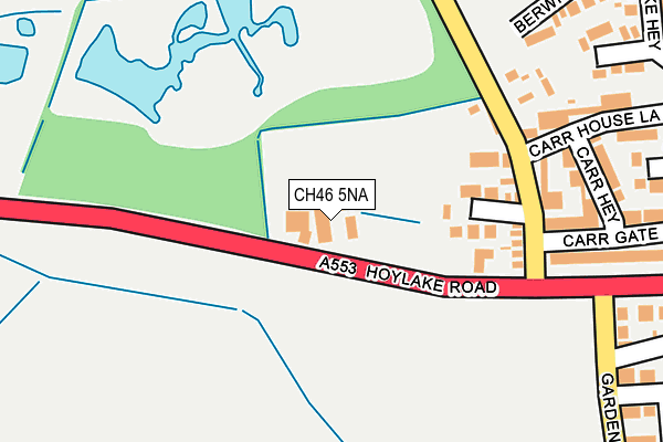 CH46 5NA map - OS OpenMap – Local (Ordnance Survey)