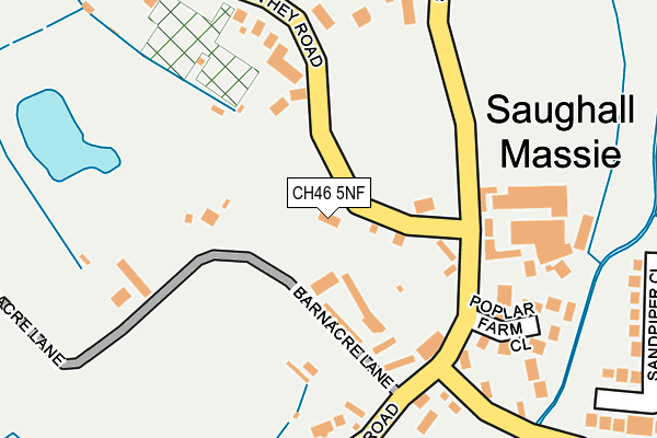 CH46 5NF map - OS OpenMap – Local (Ordnance Survey)