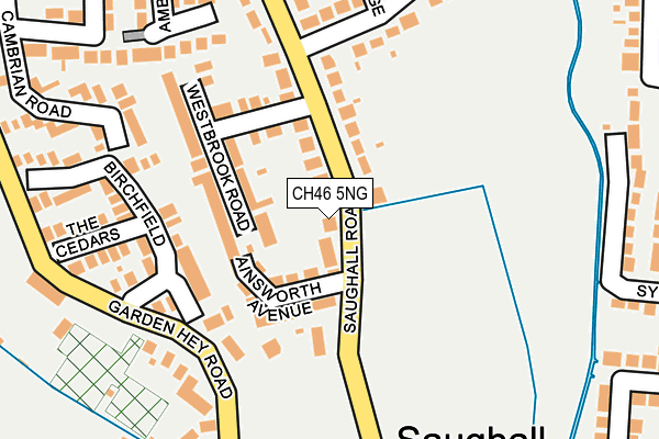 CH46 5NG map - OS OpenMap – Local (Ordnance Survey)