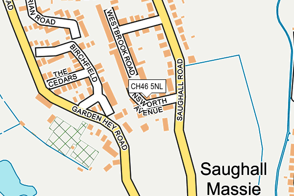 CH46 5NL map - OS OpenMap – Local (Ordnance Survey)