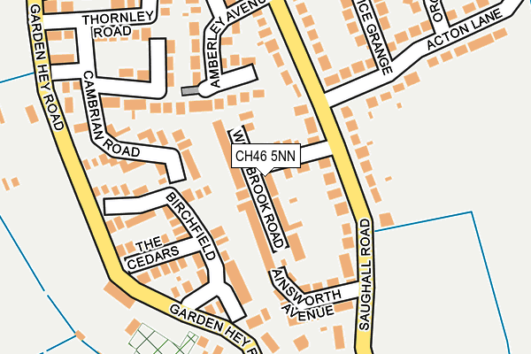 CH46 5NN map - OS OpenMap – Local (Ordnance Survey)