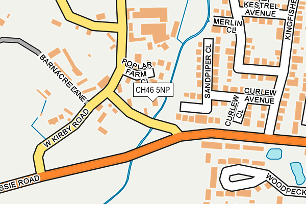 CH46 5NP map - OS OpenMap – Local (Ordnance Survey)