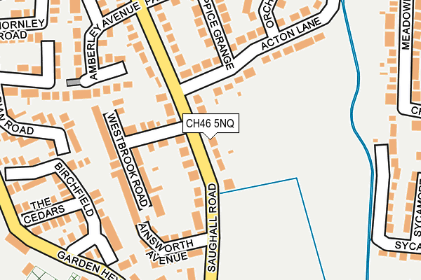 CH46 5NQ map - OS OpenMap – Local (Ordnance Survey)