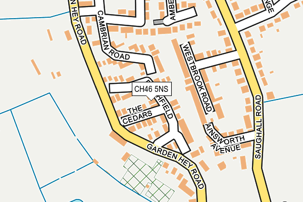 CH46 5NS map - OS OpenMap – Local (Ordnance Survey)