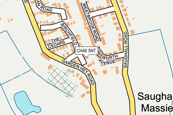 CH46 5NT map - OS OpenMap – Local (Ordnance Survey)
