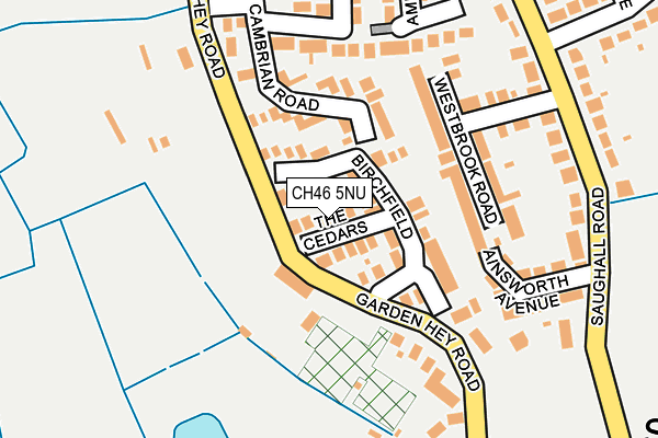 CH46 5NU map - OS OpenMap – Local (Ordnance Survey)