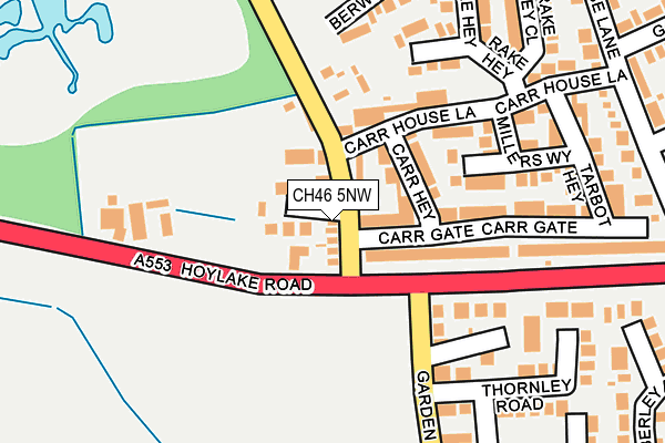 CH46 5NW map - OS OpenMap – Local (Ordnance Survey)