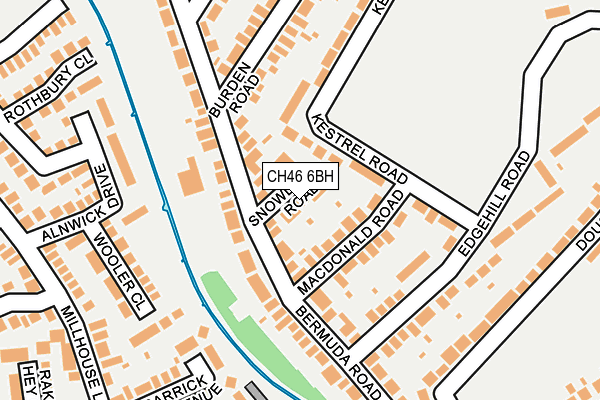 CH46 6BH map - OS OpenMap – Local (Ordnance Survey)