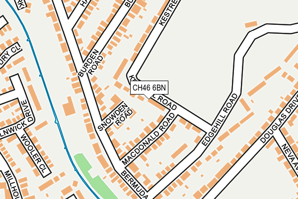 CH46 6BN map - OS OpenMap – Local (Ordnance Survey)