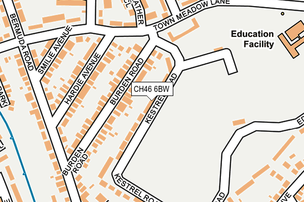 CH46 6BW map - OS OpenMap – Local (Ordnance Survey)