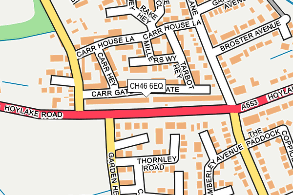 CH46 6EQ map - OS OpenMap – Local (Ordnance Survey)