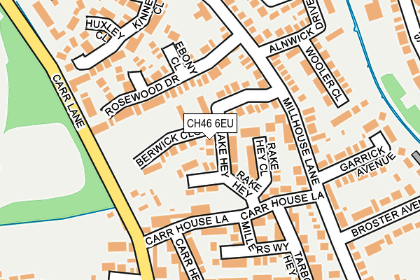 CH46 6EU map - OS OpenMap – Local (Ordnance Survey)