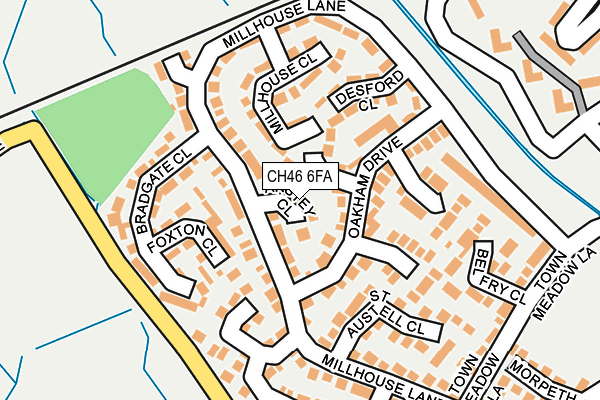 CH46 6FA map - OS OpenMap – Local (Ordnance Survey)