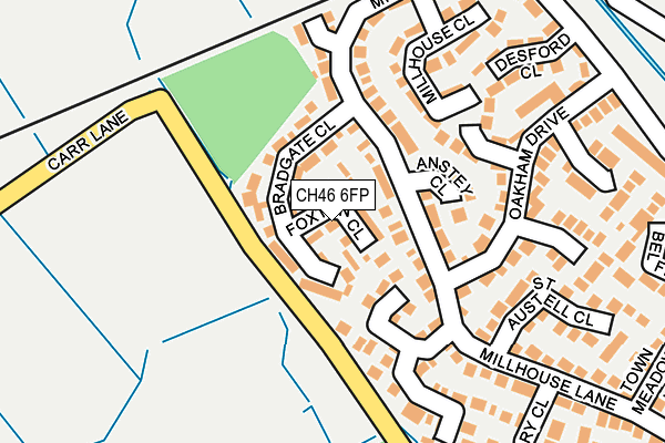 CH46 6FP map - OS OpenMap – Local (Ordnance Survey)