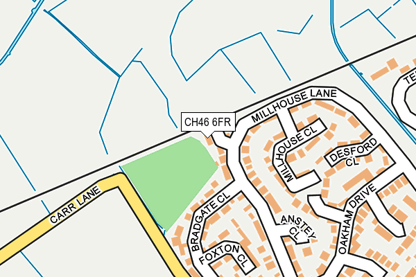 CH46 6FR map - OS OpenMap – Local (Ordnance Survey)
