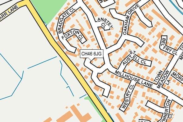 CH46 6JG map - OS OpenMap – Local (Ordnance Survey)