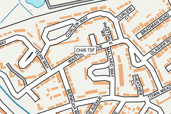 CH46 7SF map - OS OpenMap – Local (Ordnance Survey)