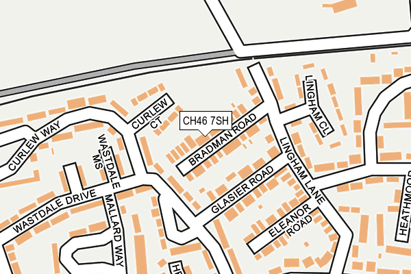 CH46 7SH map - OS OpenMap – Local (Ordnance Survey)