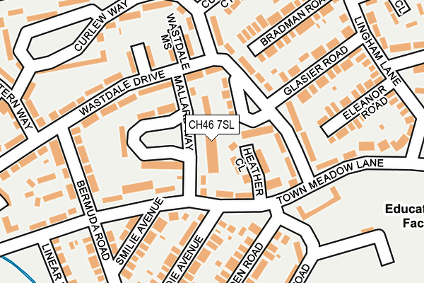 CH46 7SL map - OS OpenMap – Local (Ordnance Survey)