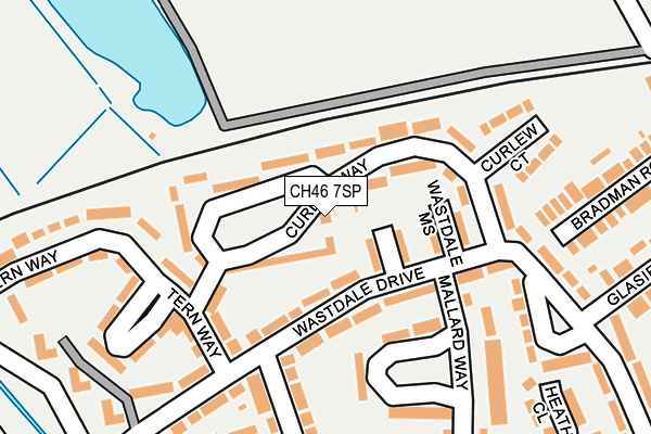 CH46 7SP map - OS OpenMap – Local (Ordnance Survey)