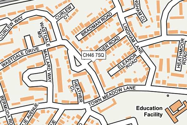 CH46 7SQ map - OS OpenMap – Local (Ordnance Survey)