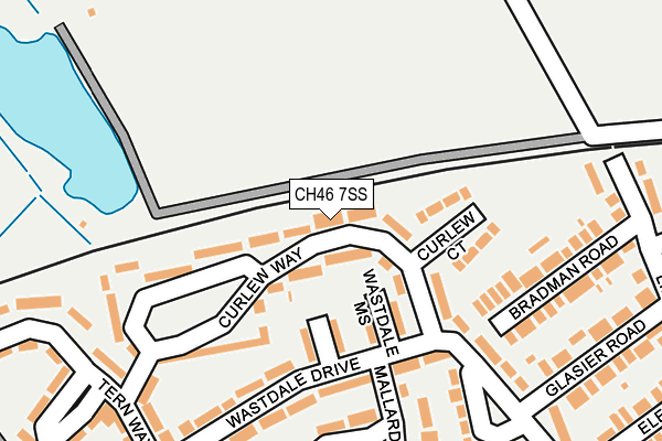 CH46 7SS map - OS OpenMap – Local (Ordnance Survey)