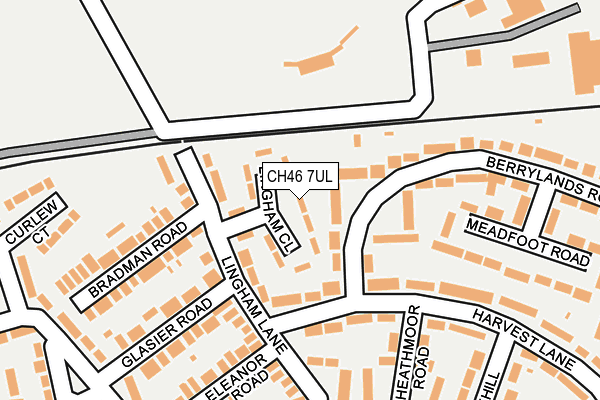 CH46 7UL map - OS OpenMap – Local (Ordnance Survey)