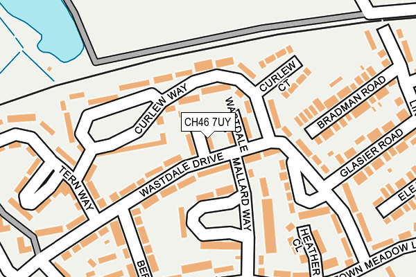 CH46 7UY map - OS OpenMap – Local (Ordnance Survey)