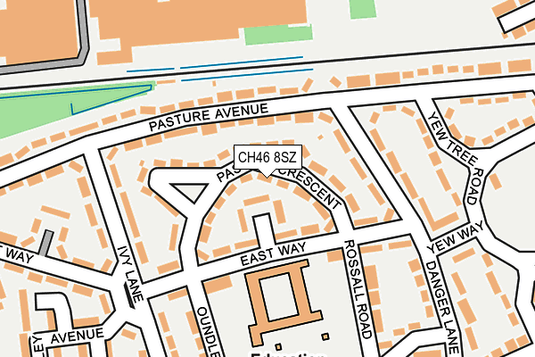 CH46 8SZ map - OS OpenMap – Local (Ordnance Survey)