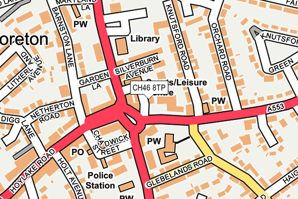 CH46 8TP map - OS OpenMap – Local (Ordnance Survey)