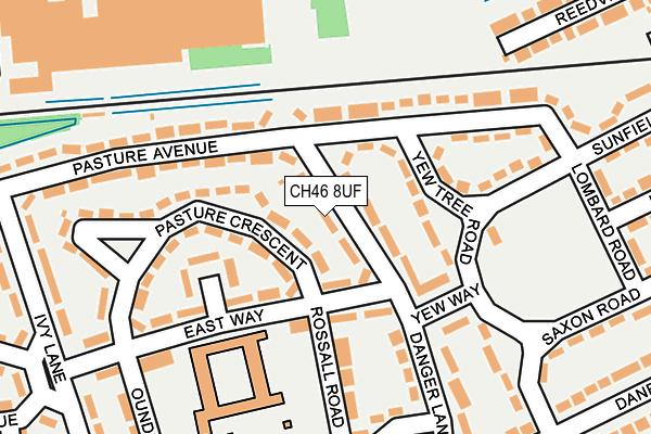 CH46 8UF map - OS OpenMap – Local (Ordnance Survey)