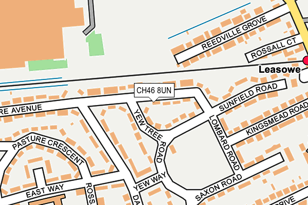 CH46 8UN map - OS OpenMap – Local (Ordnance Survey)