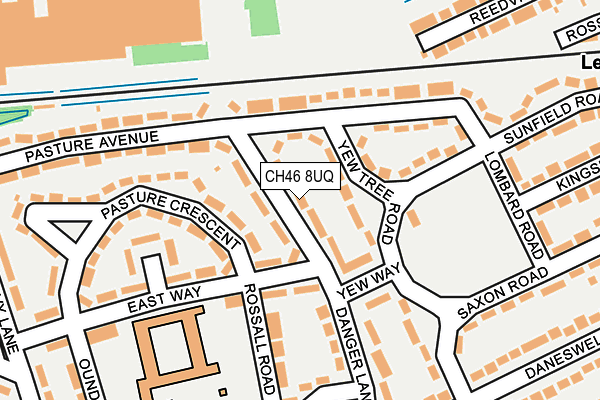 CH46 8UQ map - OS OpenMap – Local (Ordnance Survey)