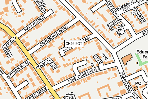 CH46 9QT map - OS OpenMap – Local (Ordnance Survey)