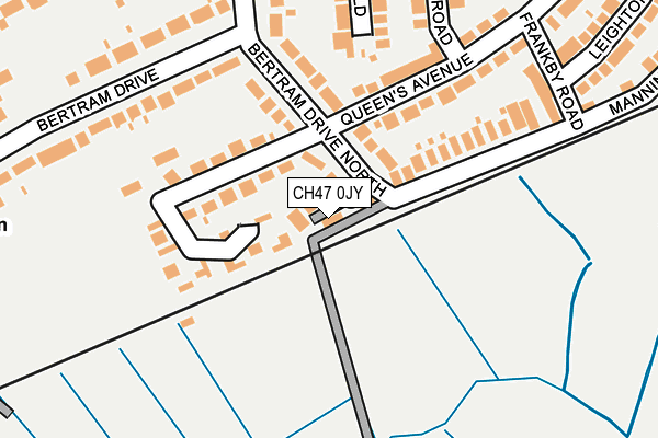 CH47 0JY map - OS OpenMap – Local (Ordnance Survey)