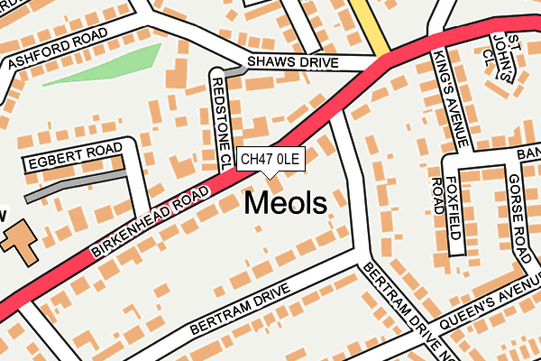 CH47 0LE map - OS OpenMap – Local (Ordnance Survey)