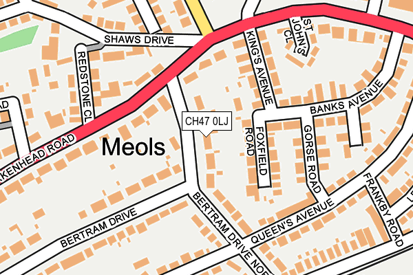 CH47 0LJ map - OS OpenMap – Local (Ordnance Survey)