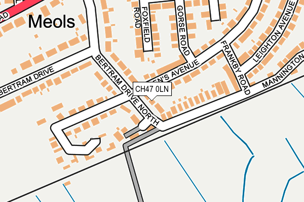 CH47 0LN map - OS OpenMap – Local (Ordnance Survey)