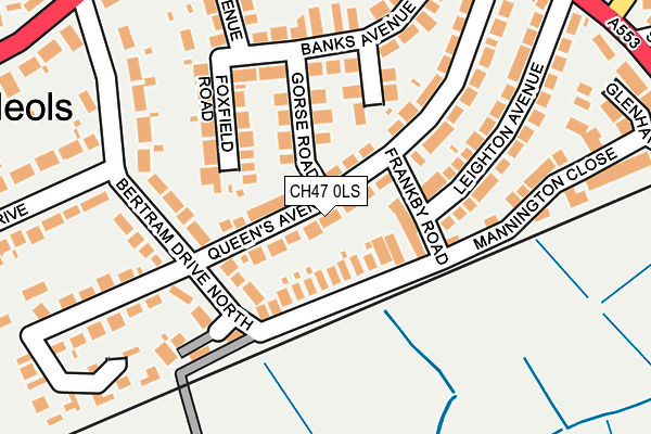 CH47 0LS map - OS OpenMap – Local (Ordnance Survey)