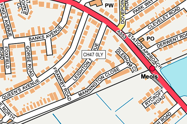 CH47 0LY map - OS OpenMap – Local (Ordnance Survey)