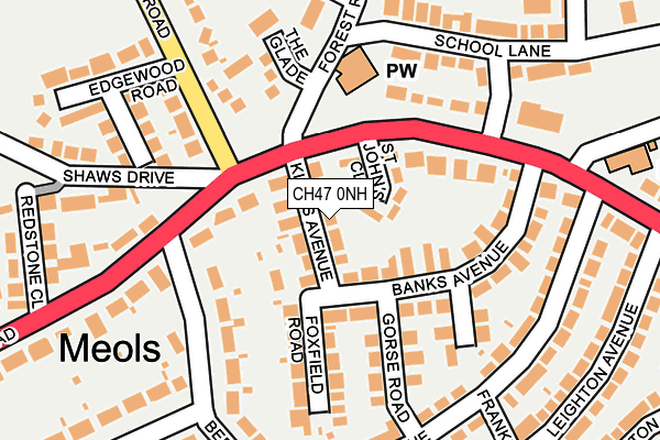 CH47 0NH map - OS OpenMap – Local (Ordnance Survey)